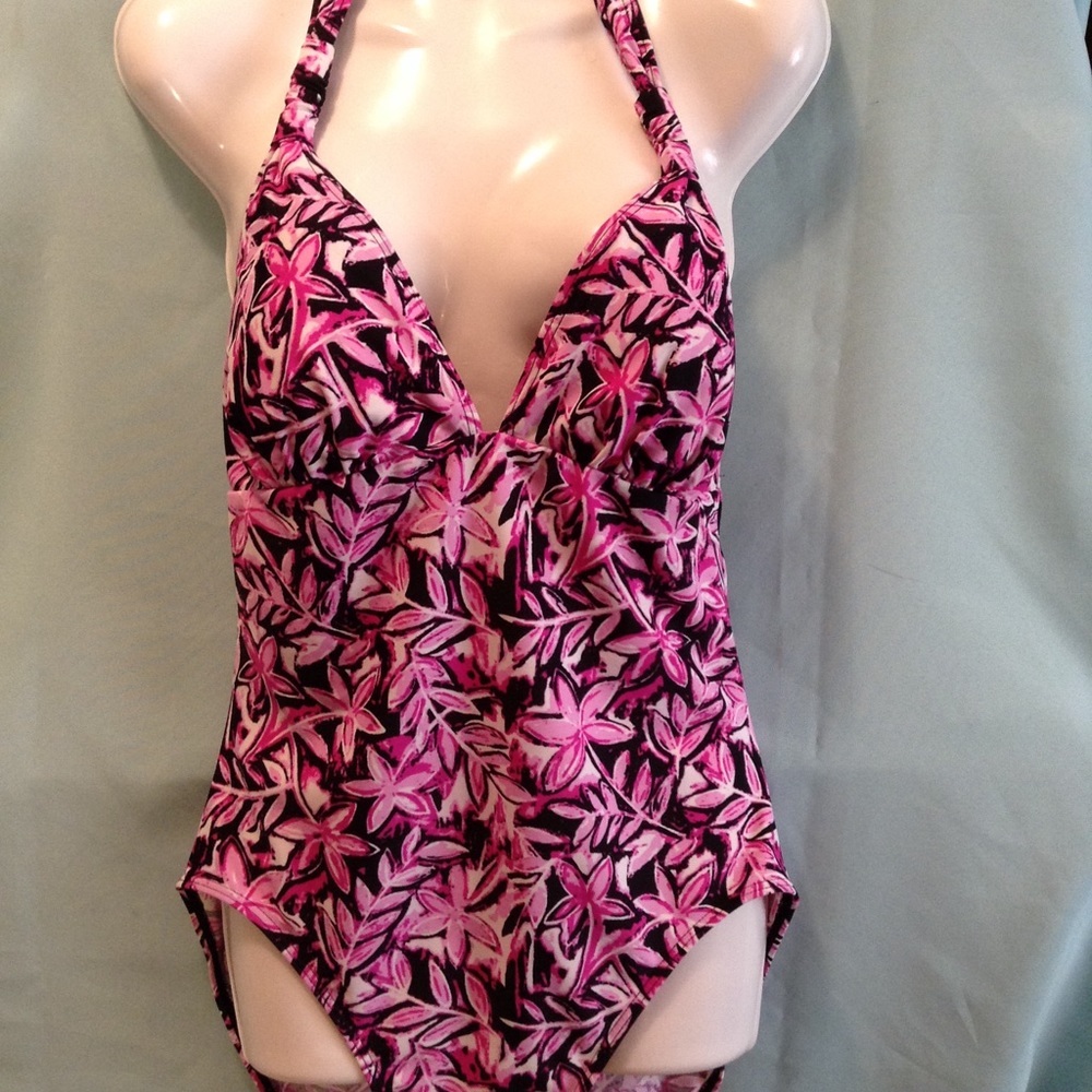 CARIBBEAN SAND 1-PIECE SWIM SUIT SZ-14